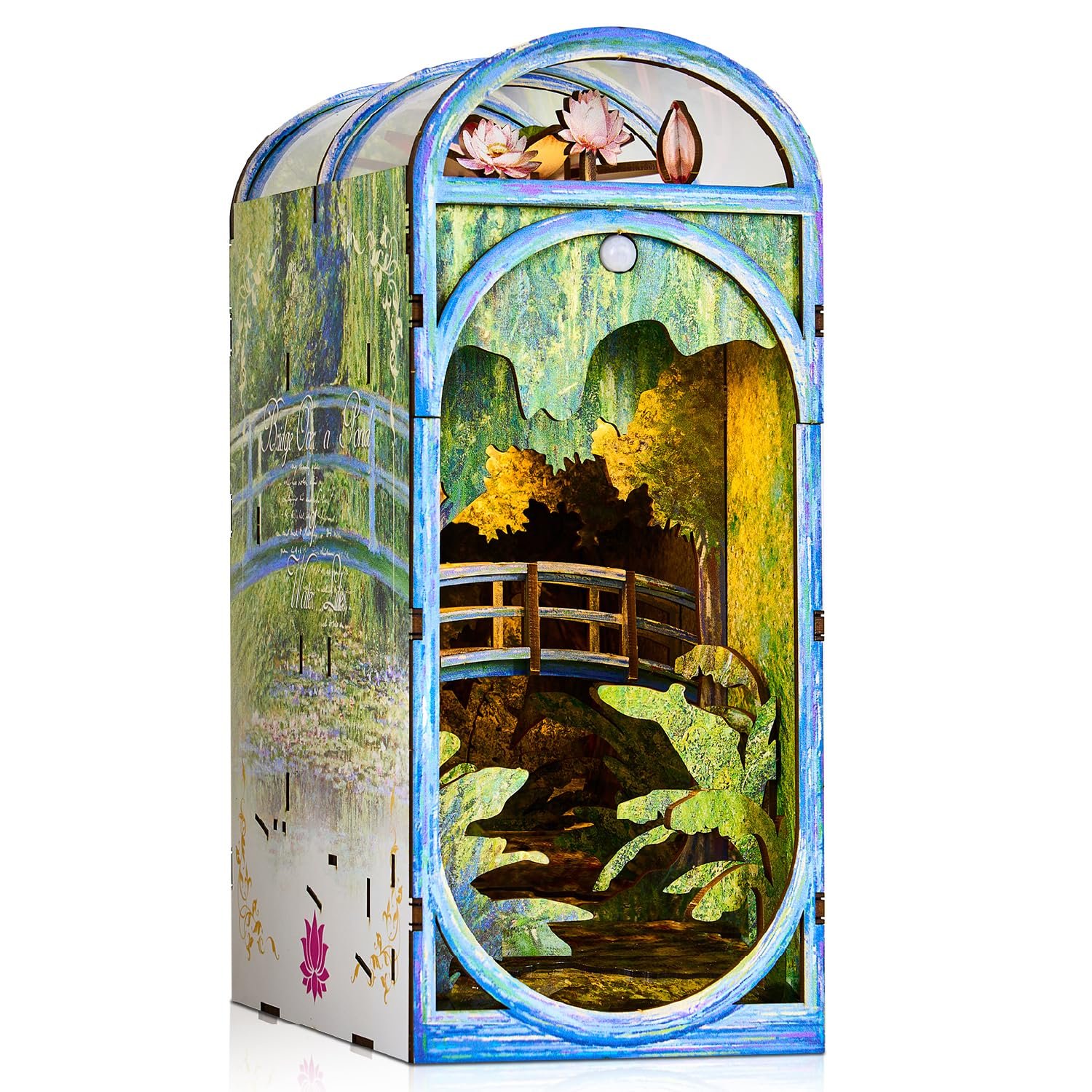 Monet's Bridge Over a Pond of Water Lilies