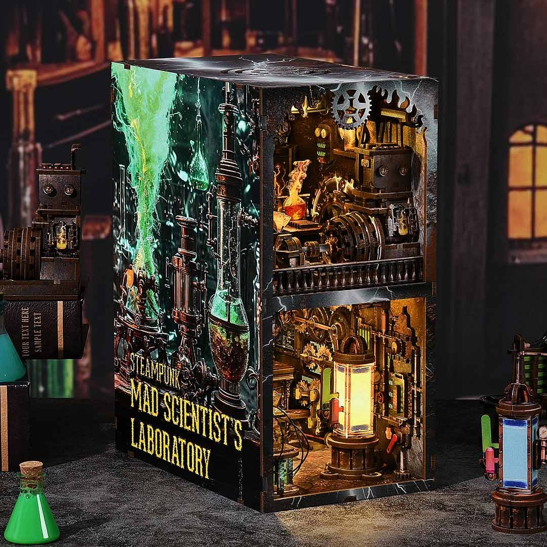 Steampunk Mad Scientist Laboratory
