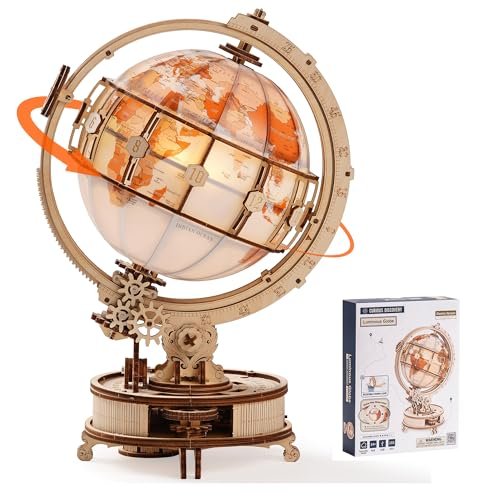 Illuminated Rotating Globe