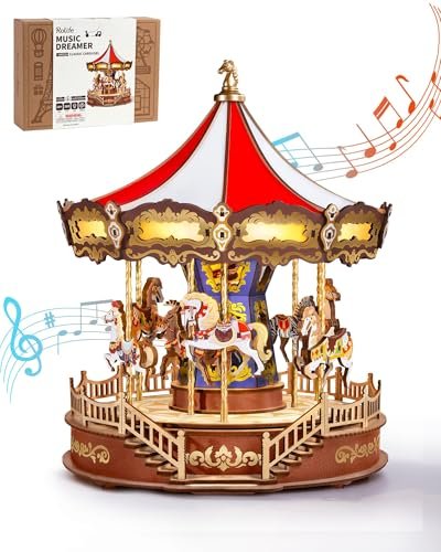 Classic Carousel Music Box